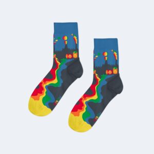 Calzini Bellow Arcobaleno Onirico in cotone biologico